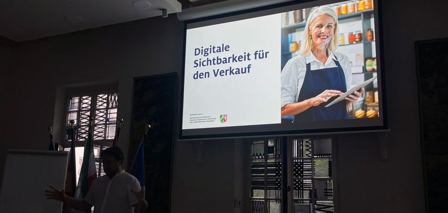 Foto eine Powerpoint-Präsentation